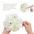 thumbnail image 4 of Flores artificiales de hortensia Auihiay, 104 unidades, para decoración de bodas, 4 of 7