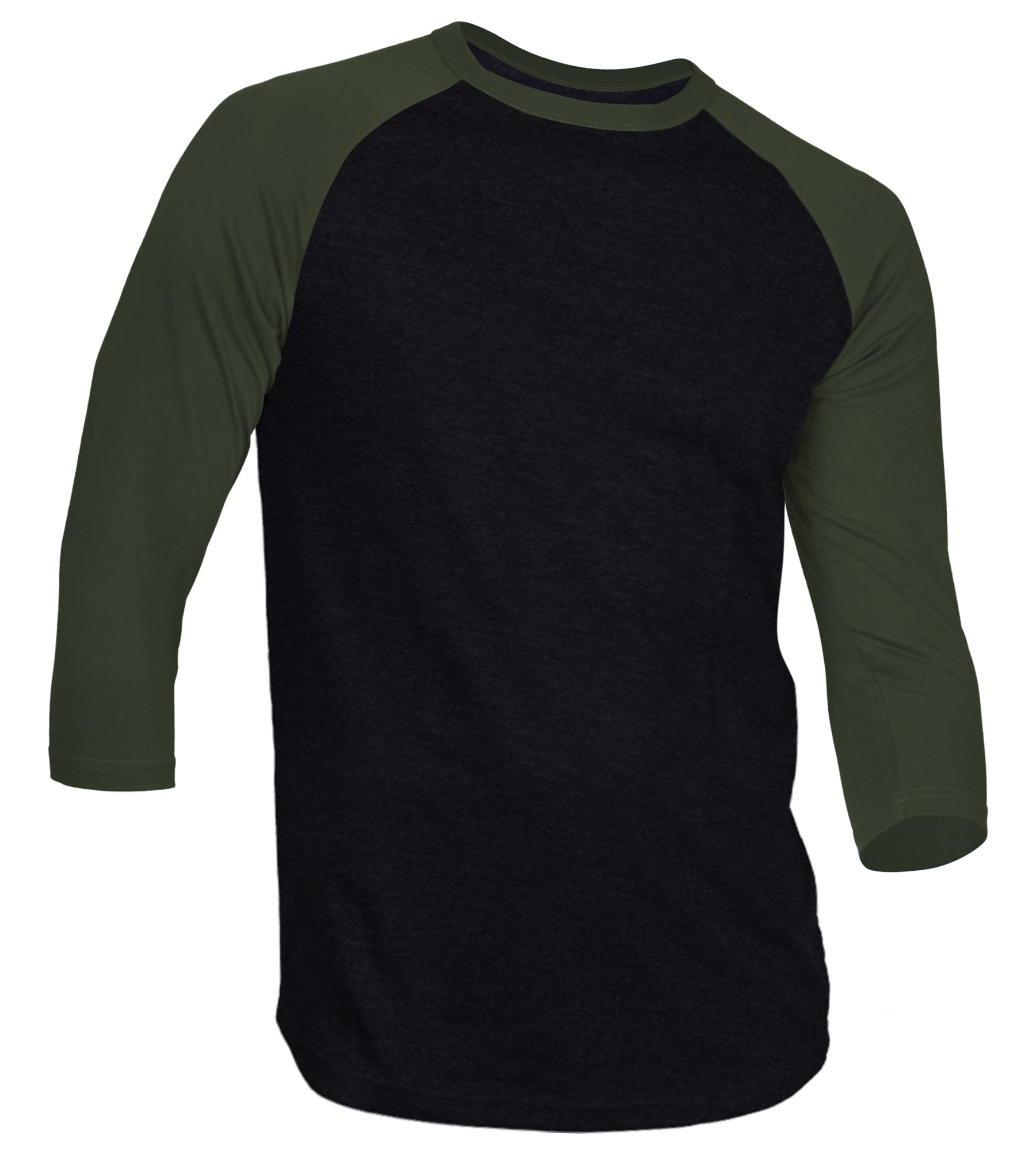 Dream USA Mens Casual 3/4 Sleeve Baseball Tshirt Raglan Jersey Shirt