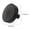 Black, variant on Adjustable High Pressure Rainfall Shower Head with Easy Clean Rubber Nozzles and Quick Installation in Black