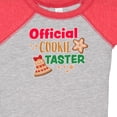 thumbnail image 4 of Inktastic Christmas Official Cookie Taster with Bell and Star Cookie Boys or Girls Baby Bodysuit, 4 of 5