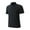 Black, variant on WREESH Men's Summer Solid Button Casual Top Short Sleeve Solid Color Shirt for Fit and Stylish Look Black