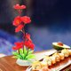 thumbnail image 4 of 2pcs Flor artificial Sushi Decoración de placas Flower Flower Flower Sashimi Decoración de placas, 4 of 6