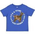 thumbnail image 3 of Inktastic Future Goat Farmer with Cute Goats and Hoof Prints Boys or Girls Toddler T-Shirt, 3 of 5