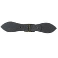 thumbnail image 2 of Leather Horn Toggle Buttons Trench Duffle Leather Buckle Toggle Coat Fastener Buckle black, 2 of 8