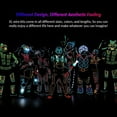 thumbnail image 4 of LED USB EL Wire Neon Glowing Strobing Home Decor Light Party Party Wedding Decoration 3M 9.8 Ft Orange, 4 of 6