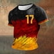 thumbnail image 4 of Playeras De Algodon Para Hombre, Camiseta De Manga Corta De Verano Para Hombre, Camiseta Moderna Y Con Bloques De Color, Camisa De Cuello Para Hombre, 4 of 6