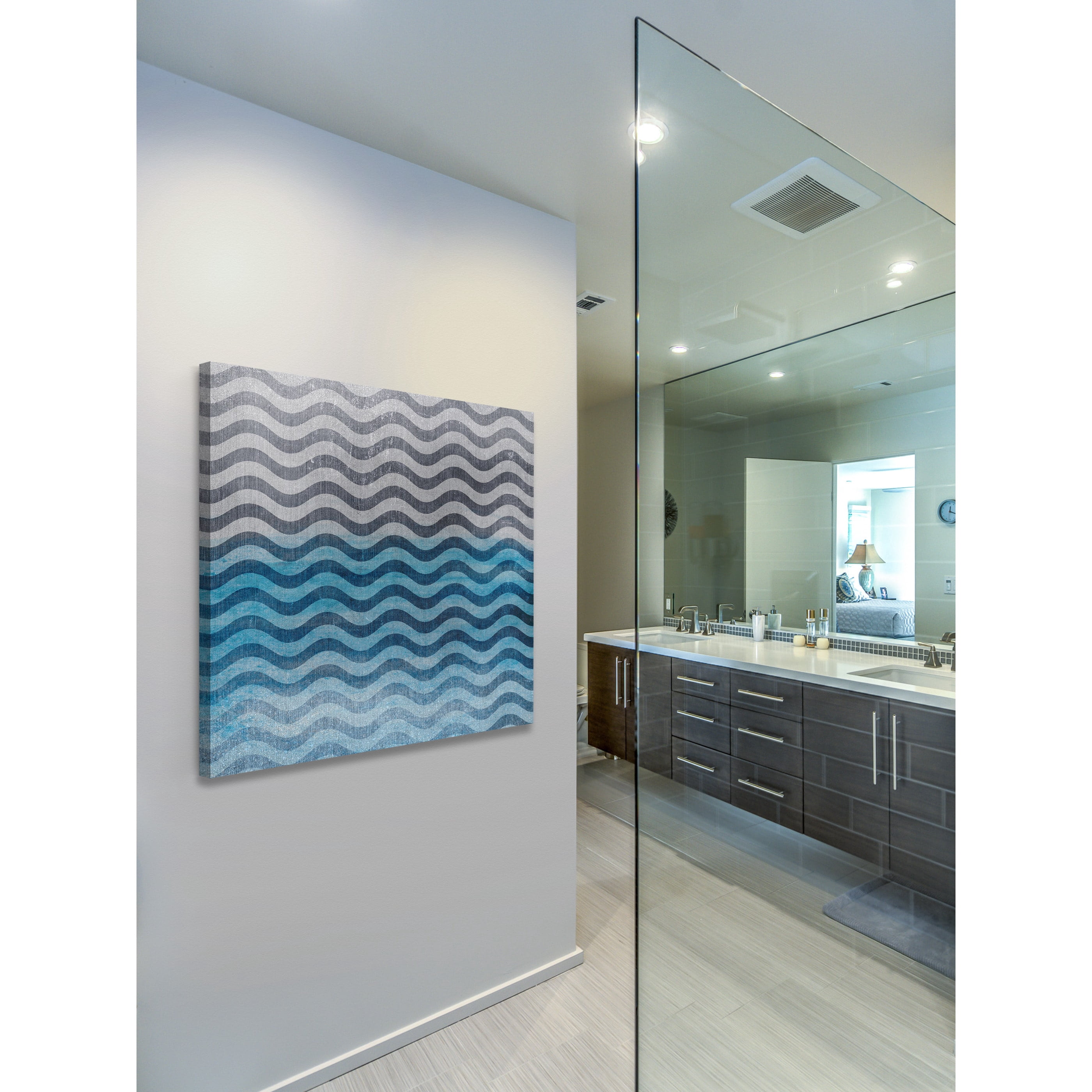 "Half and Half" Painting Print on Wrapped Canvas