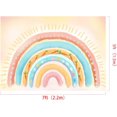 thumbnail image 2 of Kate Easter Backdrops Rainbow Photography Backdrops Spring Easter Carrot Eggs Backdrops Party Decoration ,7x5ft, 2 of 4