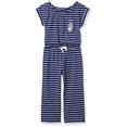 thumbnail image 2 of Nautica Girls' Long Leg Jumpsuit, Naval, 2T, 2 of 2