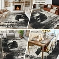 thumbnail image 5 of Brown Bear Area Rug 5x7 FT, Non Slip Bedroom Throw Carpet, Retro Forest Nature Tree Silhouette Mountain Washable Soft Floor Carpet Non-Shedding Rug for Dining Room Bedside Classroom Desk, 5 of 9