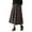 A-Coffee856, variant on XIAONU Women's Plaid Wool Blend Skirt A-Line Pleated Midi Skirt Warm Casual Daily Skirts