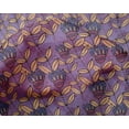 thumbnail image 4 of oneOone Silk Tabby Purple Fabric Abstracts Craft Projects Decor Fabric Printed By The Yard 42 Inch Wide, 4 of 4