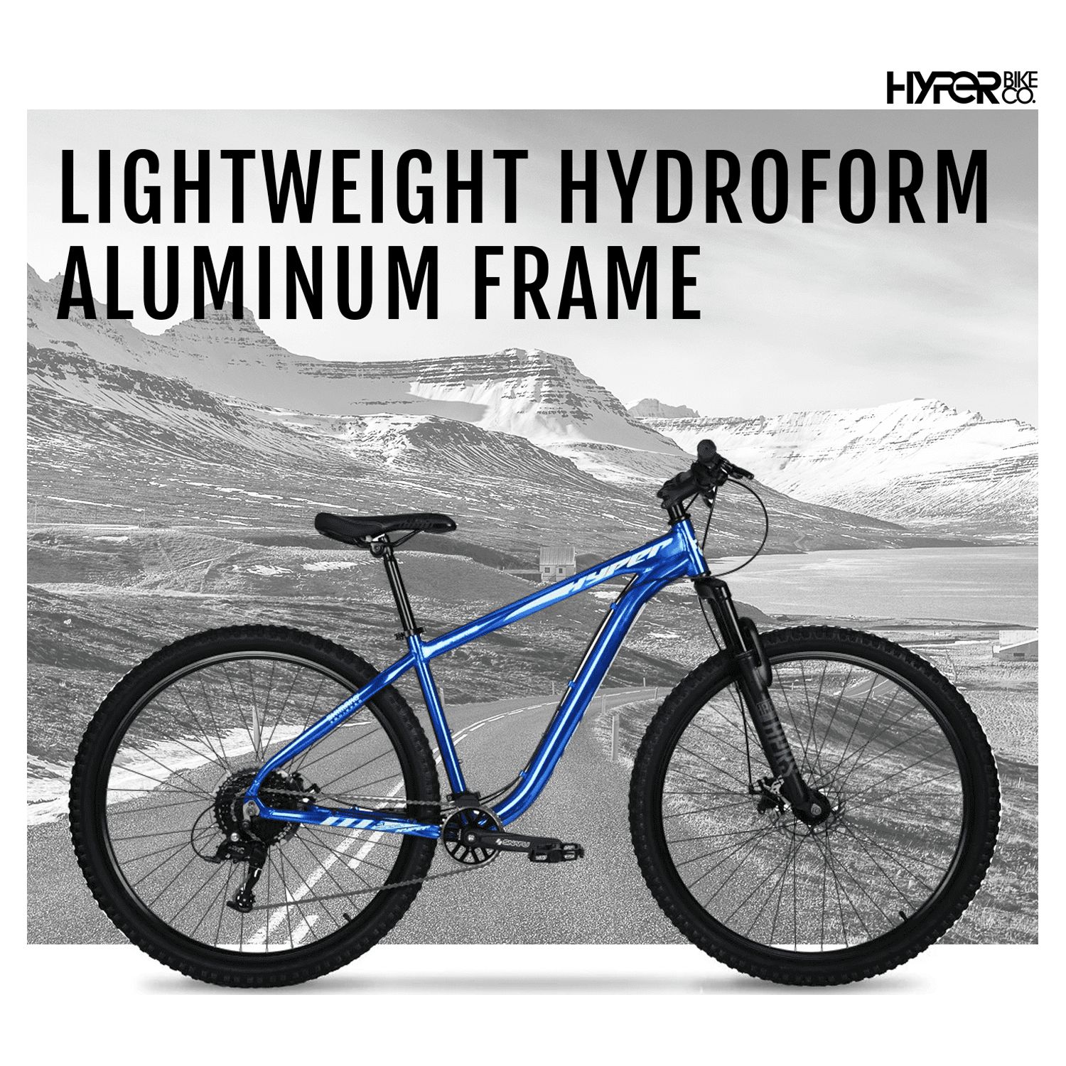 Hyper Bicycle Men's 29" Explorer Mountain Bike, Hard Tail, Blue - image 2 of 15