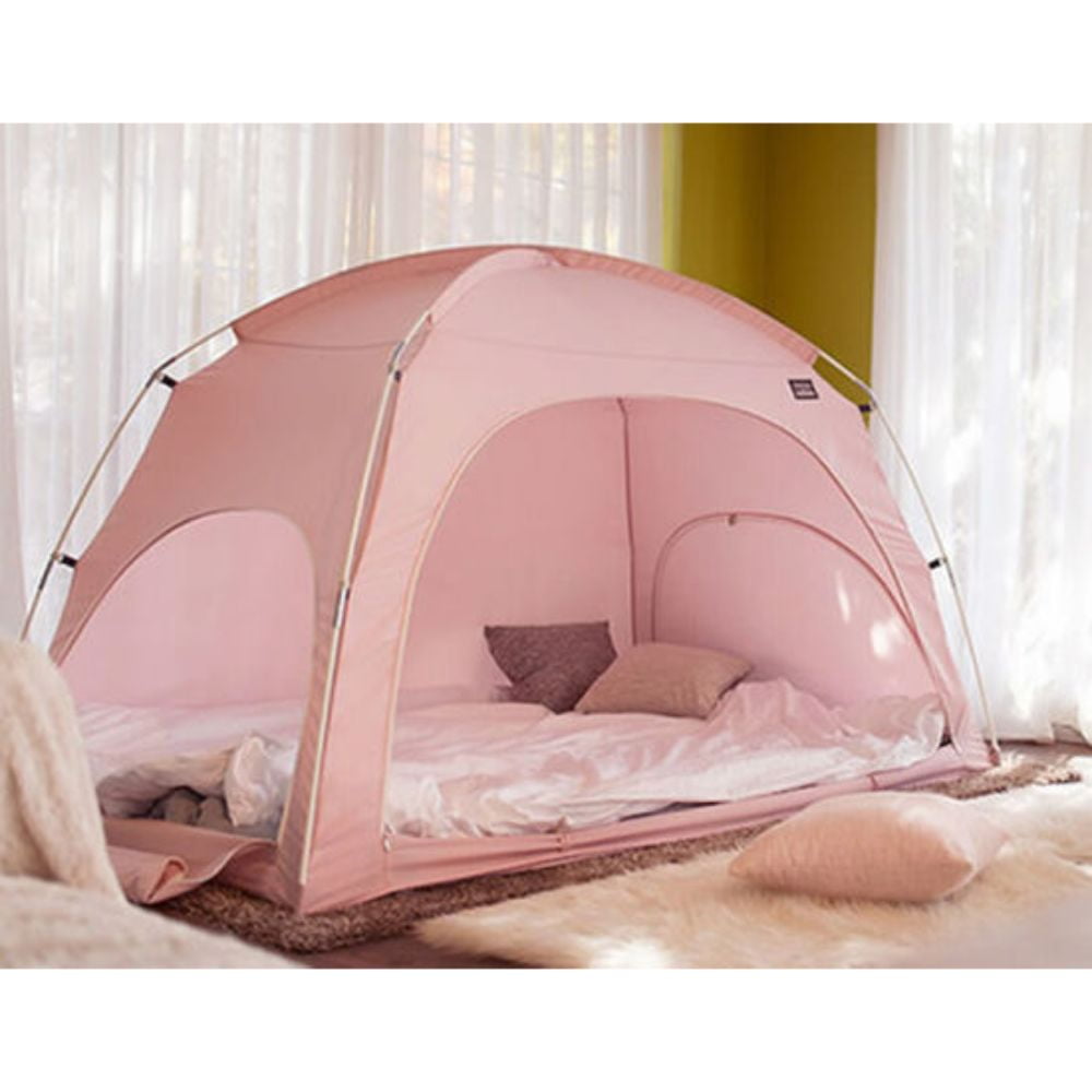 Privacy Play Tent on Bed/Warm Sleep Bed Tent for Indoor /Kid Purple