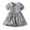 13#Light Blue, variant on Baby Boy Girl Summer Outfits Floral Print Peter Pan Collar Girl Dress Kids Short Sleeve Floral Dress Matching Boy Plaid Suspender Outfit Sets