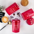 thumbnail image 3 of Metal Kitchen Canister Set Airtight Sugar Storage Jars Containers for Red, 3 of 8