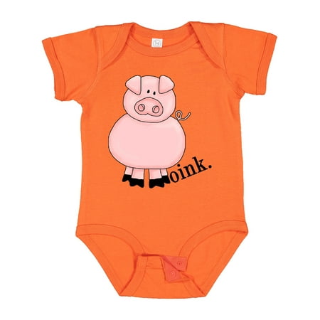 

Inktastic Pig-Oink Gift Baby Boy or Baby Girl Bodysuit