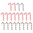thumbnail image 4 of 20Pcs DIY Phone Case Accessory Christmas Mini Cane Shaped Decor (Red Coffee), 4 of 7
