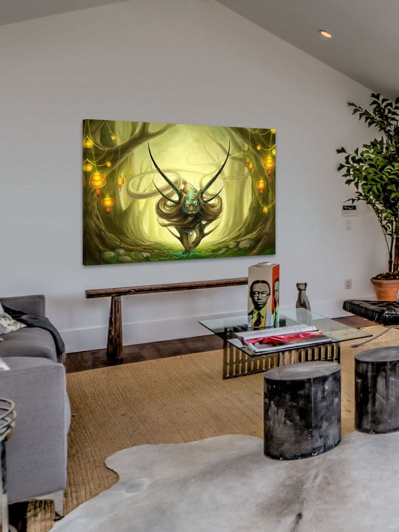 Marmont Hill "God of Evanescence" Painting Print on Canvas