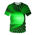 thumbnail image 4 of Viikei Mens T-Shirts Mens graphic T-Shirtss Men's and Women's Spring and Summer Printing Short Sleeve Round Neck T-Shirt Top Blouses, 4 of 6