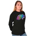 thumbnail image 4 of XOMG POP Bella Musical Rainbow Women Plus Size Long Sleeve Tee Brisco Brands 2X, 4 of 5