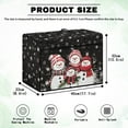 thumbnail image 7 of SEANATIVE Christmas Cover for Sewing Machine Large Sewing Machine Cover Protective Dust Cover with Pockets for Most Standard Sewing Machines, Xmas Snowman Family, 7 of 7