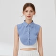 thumbnail image 2 of Zhengup Fake Collar Detachable Dickey Collar Blouse Half Shirts Collar Lapel Shirt Collar Faux Collar False Collar for Women, 2 of 5
