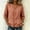 Orange plus size boho blouse a1, variant on Women Plus Size Fall Round Neck 3/4 Sleeve Button Down Embroidery Casual Floral Boho Blouse Tunic Tops, Green M