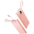 thumbnail image 1 of Batería externa Coowisty Slim de 10000 mAh, 5 salidas, color rosa, 1 of 8