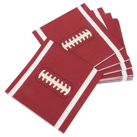 20PCS Football Napkins Decorative Party Supplies Birthday Disposable Printed Hand Towels