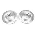 thumbnail image 2 of Power Stop Rear Pair of Drilled and Slotted Brake Rotors EBR1657XPR 2016-2018 BMW X1 2018 BMW X2 2017-2018 Mini Cooper Clubman & Mini Cooper Countryman, 2 of 4