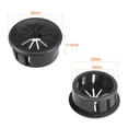 thumbnail image 2 of 40pcs 22mm Mounted Dia Snap in Cable Hose Bushing Grommet Protector Black, 2 of 3
