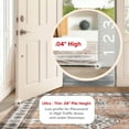 thumbnail image 2 of nuLOOM Evelina Traditional SplashGuard Machine Washable Area Rug, 6' x 9', Evelina Light Orange, 2 of 7