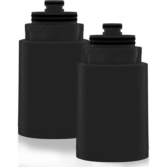 Ryamen Shower Head Filters Replacement ONLY for Dual 10" Filtered Shower Head Combo, Effective Chlorine Removal Rate≥90%, 2-Pack (Black)