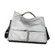 thumbnail image 4 of Bolsa de gimnasio, bolsa de viaje, bolso de mano, bandolera para fitness, natación, viajes, baile. Plata, 4 of 9