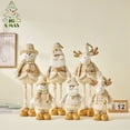 thumbnail image 2 of KG-suministro De muñecos De Navidad, Adorno De Navidad De 45cm/75cm, muñeco De peluche bonito, muñeco De nieve con forma De alce, muñeco retráctil, decoración navideña, 2 of 4