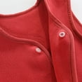 thumbnail image 4 of ATOGUTA Girls' Outerwear Jackets & Coats Fleece Vest Jacket Button Up Warm Sleeveless Outwear Red, Size 6M-5T, 4 of 5