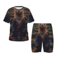 thumbnail image 1 of Fotbe Garden Meditating Weasel Pijama Estampada de 2 Piezas para Niños – Ropa de Dormir de Manga Corta Cómoda para Niños y Niñas, Camiseta y Shorts de Algodón-Large, 1 of 6