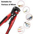 thumbnail image 3 of Self-Adjusting Insulation Wire Stripper Cutter Crimper Terminal Tool Pliers 8", 3 of 5