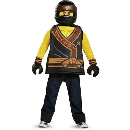 Child's Boys Classic LEGO® Ninjago Movie Black Ninja Cole Costume