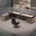 thumbnail image 3 of Free Shipping European Office Desk L Shaped Luxury Boss Standing Computer Desks Bookshelf Conference Bureau Office Furniture My Lux Decor Round, 3 of 31