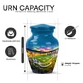 thumbnail image 2 of Yatskia Baseball Ground with Northern Lights Mini Memorial Urns for Human Ashes Adult Mother and Father, Little Cremation Urn for Adult Ashes, (Classic Pack of 4, 3 Inch), 2 of 2