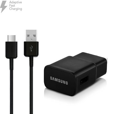 Oem Adaptive Fast Charger For Samsung Galaxy A50 15w With Certified Usb Type C Data And Charging Cable Black 4 Feet Cable Walmart Com