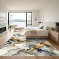 thumbnail image 3 of ODIKA 3'x5' Machine Washable Non-Slip Area Rug, Abstract Gray High Traffic Rug, Gray, 981465, 3 of 7