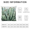 thumbnail image 5 of Nawypu  Green Plants Throw Pillow Cover, Decorative Square Pillow Cover Cushion Cover Perfect Decor Gift for Families Friends Home Office Sofa Car Couch 18x18, 5 of 5