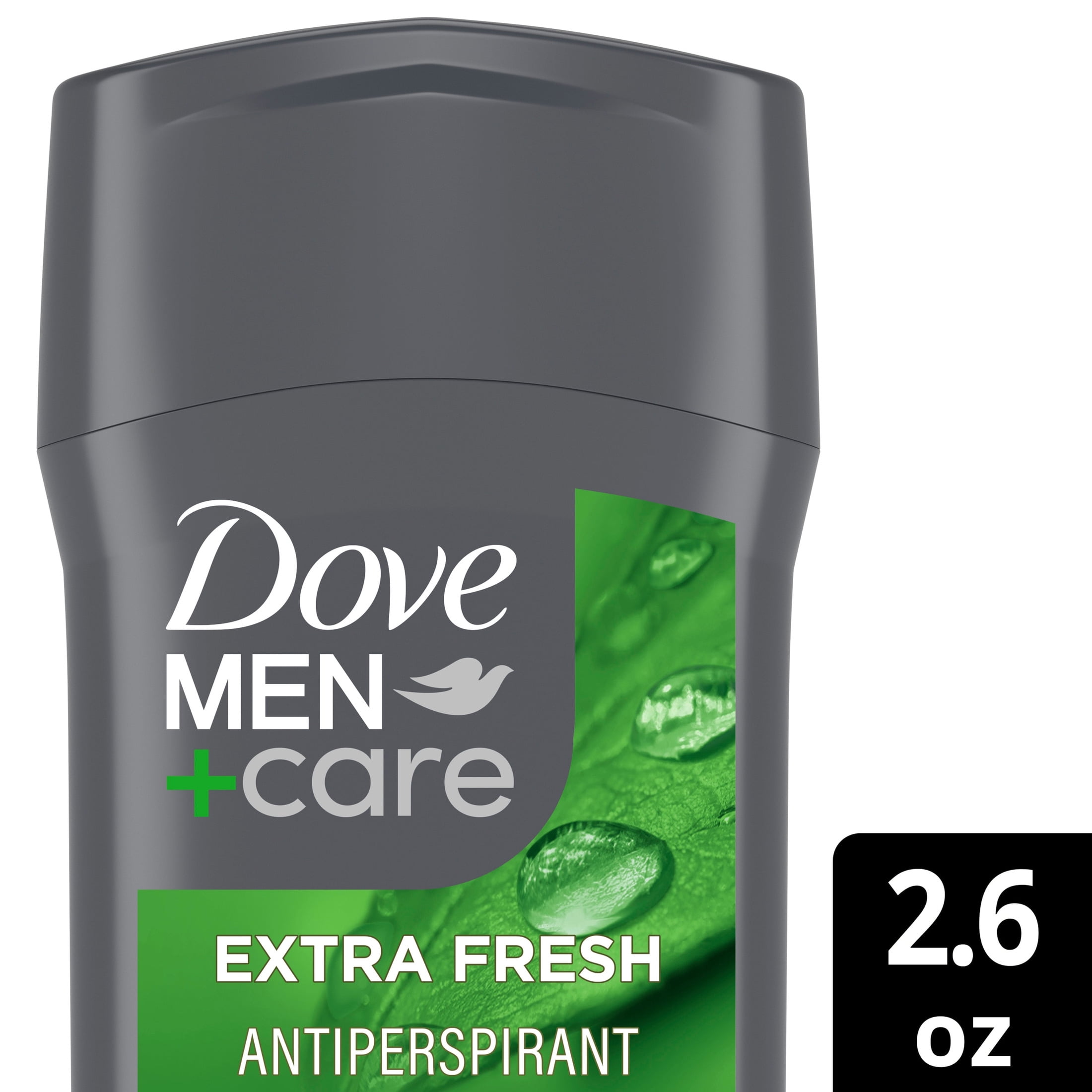 Dove Men+Care Men's Antiperspirant Deodorant Stick With 72-hour Sweat & Odor Protection Extra Fresh With 1/4 Moisturizing Cream & Long-lasting Citrus Scent , 2.6 oz