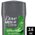 thumbnail image 5 of (3 pack) Dove Men+Care Men's Antiperspirant Deodorant Stick With 72-hour Sweat & Odor Protection Extra Fresh With 1/4 Moisturizing Cream & Long-lasting Citrus Scent , 2.6 oz, 5 of 12