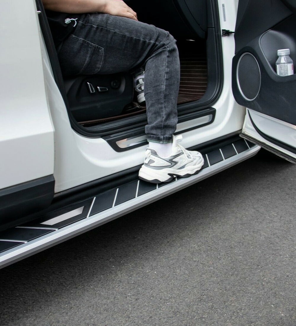 2 pcs fit for JEEP Grand Cherokee 2011-2021 Running Boards Aluminium Side Step Nerf bar (with Brackets) all black