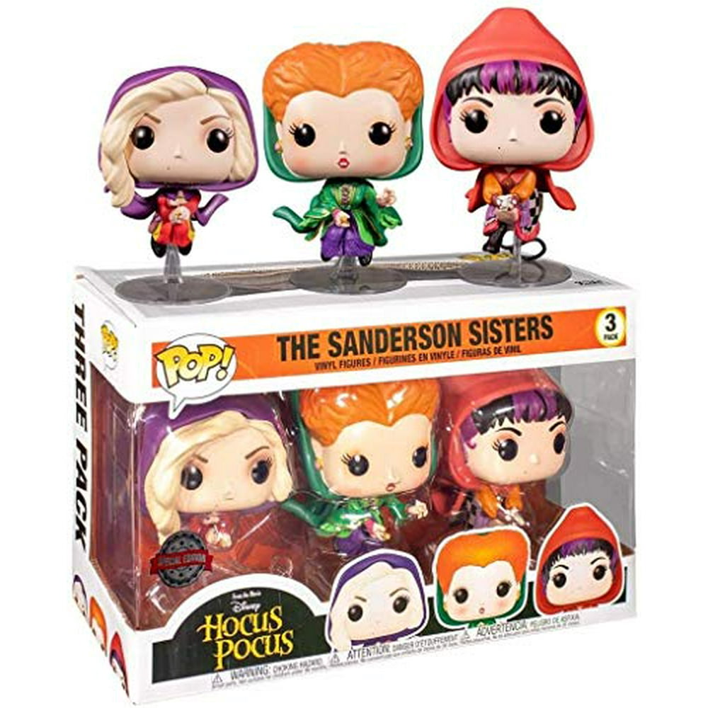 Funko Exclusive Hocus Pocus Pop! Vinyl - Sanderson Sisters 3 Pack - Walmart.com - Walmart.com