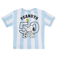 thumbnail image 2 of Peanuts Toddler Boys' Athletic 2-Piece T-Shirt and Shorts Set Snoopy Woodstock Blue, 2 of 3